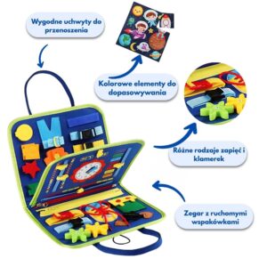 Milcząca Przygoda - książeczka sensoryczna